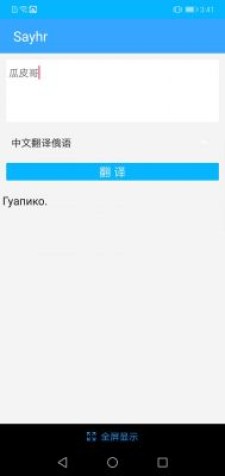 SayHr翻译v3.0_一款简洁好用的翻译工具